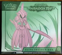 Pokemon Paradox Rift ETB Elite Trainer Box - Iron Valiant - Scarlet & Violet SV 820650854163 - Image 1
