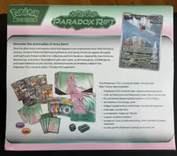 Pokemon Paradox Rift ETB Elite Trainer Box - Iron Valiant - Scarlet & Violet SV 820650854163 - Image 2