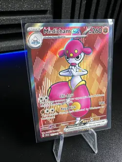 Pokemon TCG - Medicham ex 161/142 - Stellar Crown - Ultra Rare - Holo - NM - Image 2