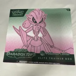 Pokemon TCG: Paradox Rift Pokemon Center Elite Trainer Box - Iron Valiant NEW - Image 1
