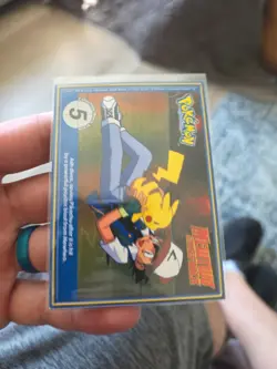 Pokemon Burger King PokeTrivia Non-perforated Poliwhirl #61 - Image 4