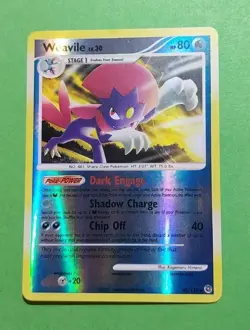 Weavile 40/132 Secret Wonders Reverse Holo Pokemon, LP - Image 1