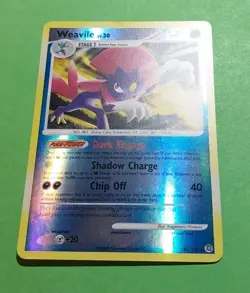 Weavile 40/132 Secret Wonders Reverse Holo Pokemon, LP - Image 2