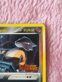 Pokemon Dark Marowak • EX Team Rocket Returns • 7/109 • Stamped HP condition - Image 3