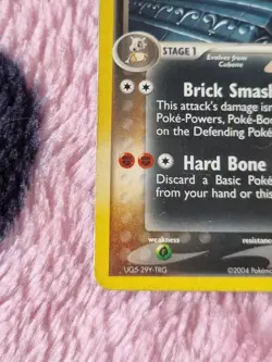Pokemon Dark Marowak • EX Team Rocket Returns • 7/109 • Stamped HP condition - Image 5