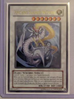 Konami Ancient Sacred Wyvern ANPR-EN043 Ancient Prophecy Ultra Rare Synchro Fai… - Image 1