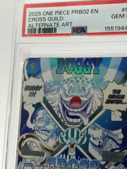 Bandai Cross Guild OP09-057 prb02 Alternate Art PSA 10 - Image 2