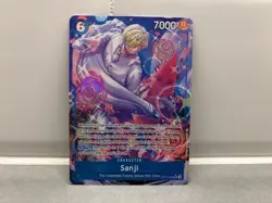 Sanji One Piece CCG A Fist of Divine Speed OP11-051 Alt Art Foil SR 7000 Mint - Image 1