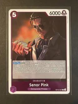 One Piece Senor Pink OP10-067 Royal Blood Foil Rare LP - Image 1