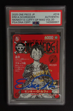 2025 Monkey D Luffy One Piece Magazine Promo ST21-014 Japanese Erica Schroeder - Image 1