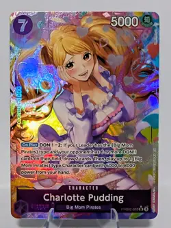 Charlotte Pudding PRB02 010 Alternate Art Premium Booster The Best Vol. 2 Foil. - Image 1