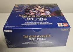 One Piece - The Azure Sea's Seven Booster Box OP14 English - New Factory Sealed - Image 2