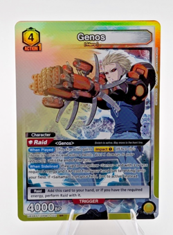 Union Arena Genos UE06ST/OPM-1-102 (SR) - UE06ST: One Punch Man Starter Deck - Image 1