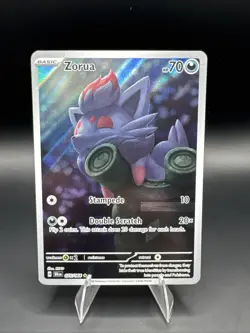 Zorua 075/064 Sv Shrouded Fable Holo Pokemon Card - Image 1