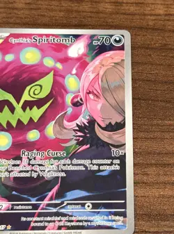 Cynthia’s Spiritomb 244/217 Illustration Rare Ascended Heroes Pokemon TCG Cards - Image 3