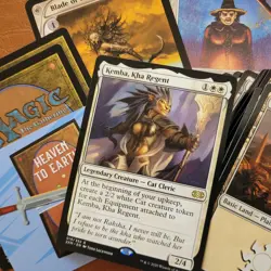 COMMANDER MAGIC DECK 100 Cards = Magic the gathering Kemba Kha Regent CATS Fun - Image 1