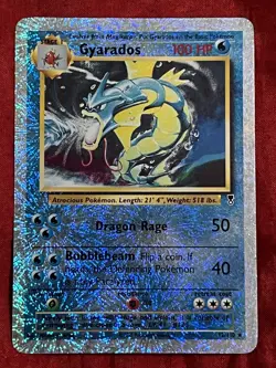 Pokemon Gyarados 12/110 Reverse Holo Legendary Collection Holo Rare 2002 Card - Image 1