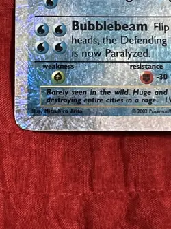 Pokemon Gyarados 12/110 Reverse Holo Legendary Collection Holo Rare 2002 Card - Image 5