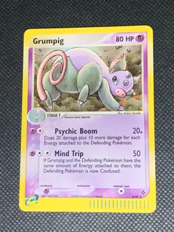 Grumpig 6/97 Holo - ex Dragon Pokemon Card - VLP - Image 1