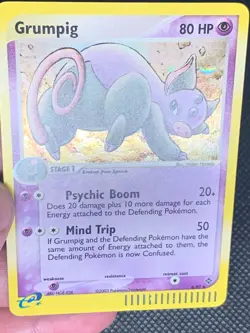 Grumpig 6/97 Holo - ex Dragon Pokemon Card - VLP - Image 3