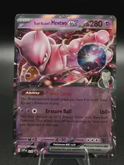 Team Rocket's Mewtwo ex 216 Sv: Scarlet & Violet Promo Cards Holo - Pokemon - NM - Image 1