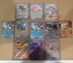 Pokemon Card Bulk 200+ Cards + White Flare Sleeves/Dice/Tokens/Energy Cards - Image 2