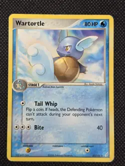 Wartortle 43/100 Uncommon - ex Crystal Guardians Pokemon Card - LP -- L8 - Image 2
