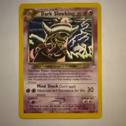 Pokemon TCG Dark Slowking Neo Destiny Card 20/105 Unlimited Rare LP - Image 1