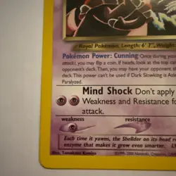 Pokemon TCG Dark Slowking Neo Destiny Card 20/105 Unlimited Rare LP - Image 2