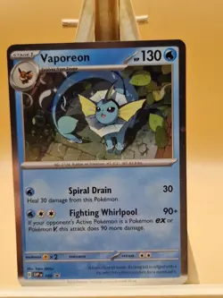 Vaporeon - 168 (Cosmos Holo) 168 Sv: Scarlet & Violet Promo Cards Holo - Image 1