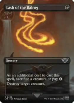 Lash of the Balrog - Foil - Borderless NM, English MTG The Lord Of The Rings: Ta - Image 1