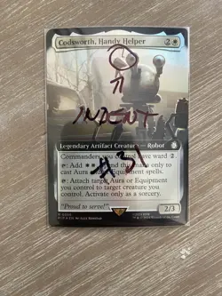 🔮 MTG: Codsworth, Handy Helper (Extended Art) Universes Beyond: Fallout Foil - Image 1
