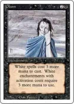 4x Gloom - MP - Revised Edition - mtg - SPARROW MAGIC - Image 1