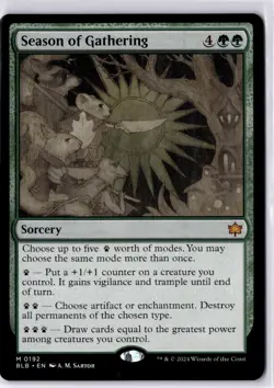 Season of Gathering Bloomburrow Regular NM M 0192 - Image 1