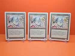 🟤🟤🟤 (3) 1994 MAGIC The Gathering LIVING WALL REVISED 3RD EDITION PLAYED 🟤🟤 - Image 1