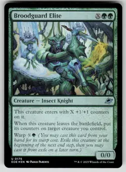 Broodguard Elite Foil Uncommon Edge of Eternities 175 MTG Near Mint 2025 - Image 1