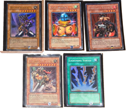 Yugioh Cards Lot Of 49 Cards 5 Rare Cards Buster Blader Yu-Gi-Oh Trading Cards - Image 1
