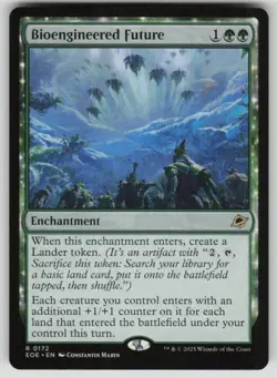 Bioengineered Future Rare Edge of Eternities 172 MTG Near Mint 2025 - Image 1