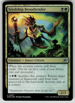 Seedship Broodtender Foil Uncommon Edge of Eternities 227 MTG Near Mint 2025 - Image 1