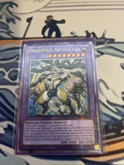Yugioh Dracotail Arthalion Starlight Rare JUSH-EN006 Near Mint - Image 1