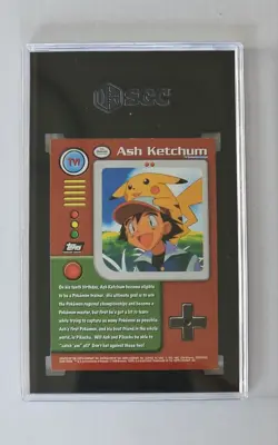 1999 Topps Pokemon TV1 #TV1 Ash Ketchum & Pikachu Black Logo SGC 8 - MT-NM - Image 2