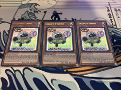Yugioh Lollipo Yummy x3 Ultra Rare JUSH-EN018 Near Mint - Image 1