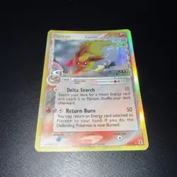 Pokemon Flareon - EX Delta Specie 5/113 - Eng Stamped - Reverse Holo Rare - Image 3
