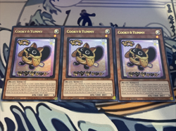 Yugioh Cooky Yummy x3 Ultra Rare JUSH-EN017 Near Mint - Image 1