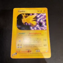 Pokemon TCG Zapdos 44/147 Aquapolis Rare Eng - No Shining Charizard - Image 1