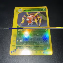 Ariados H03/H32 Aquapolis Holo Pokemon 2002 - Image 2