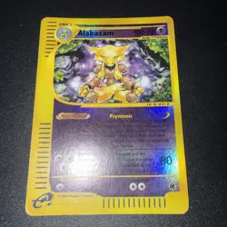 Alakazam - 1/165 Expedition e-Reader Reverse Holo Rare Pokemon - Eng - Image 1