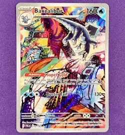 Baxcalibur 210/193 Paldea Evolved Illustration Rare Pokemon TCG Card NM Komiya - Image 1