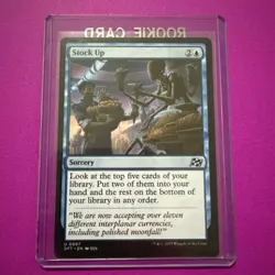 Stock Up - N/M - Aetherdrift - MTG Magic The Gathering Card - Image 1