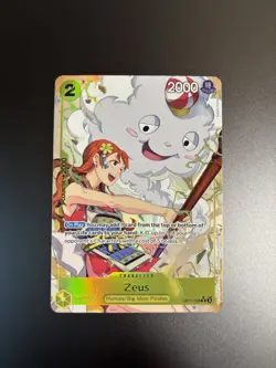 Zeus OP11-106 Nami Alternate Art One Piece Card English A Fist of Divine Speed - Image 1
